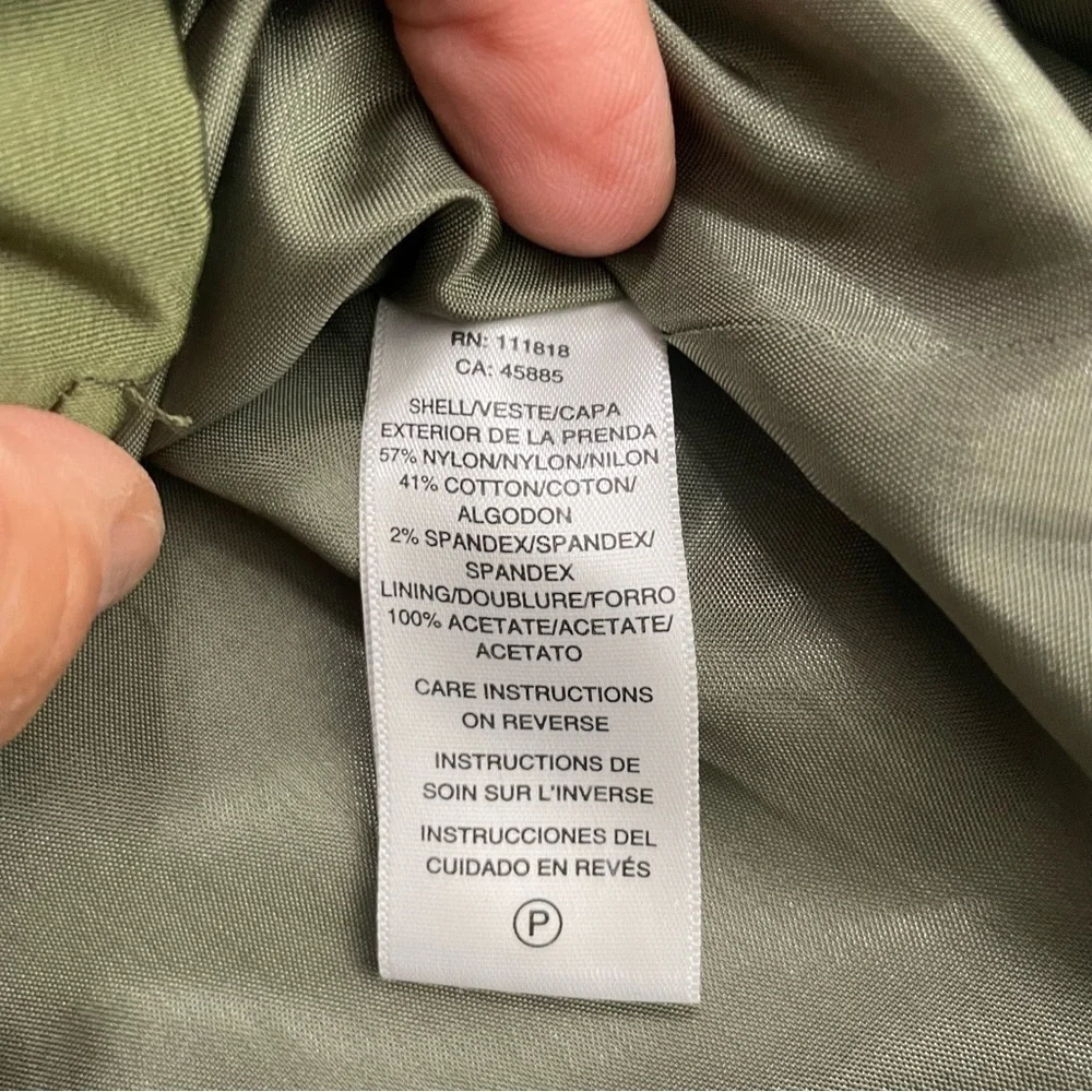 MICHAEL KORS Army women’s  Green Utility Jacket in a size 12